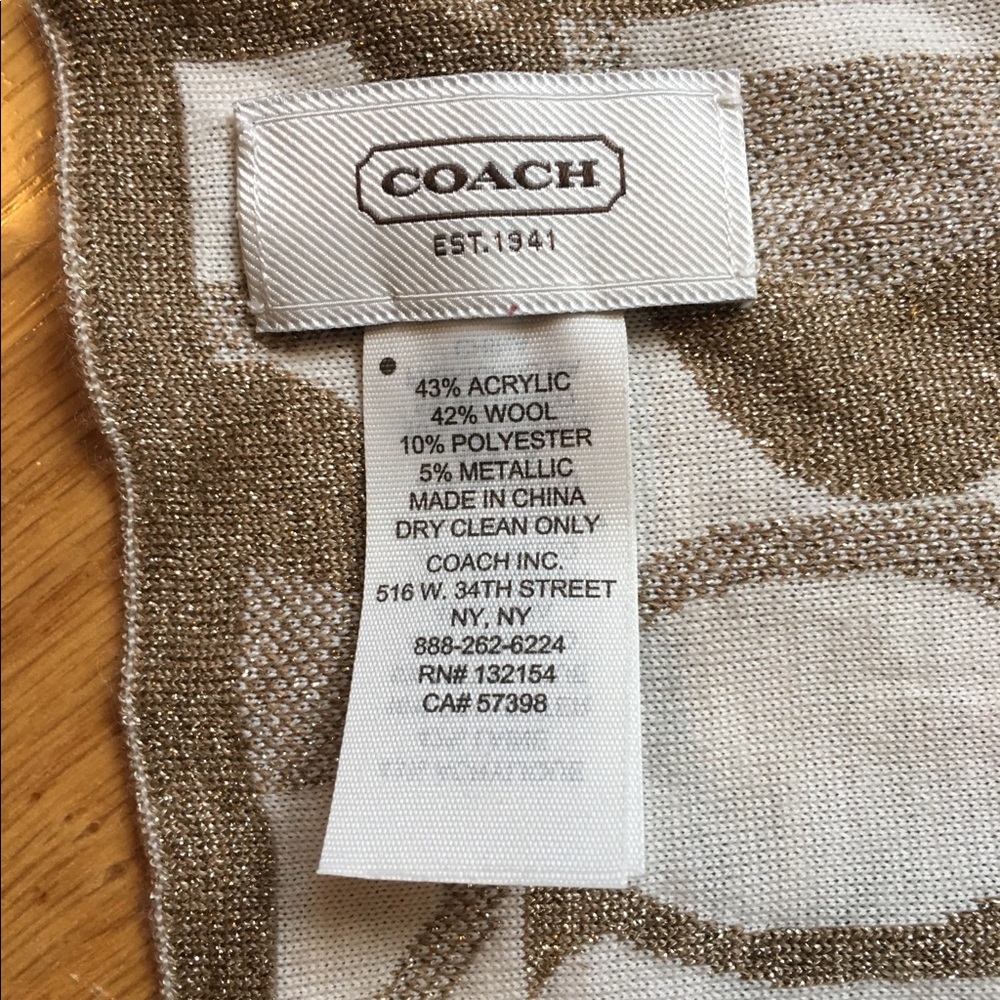 Coach Scarf - Picture 2 of 2